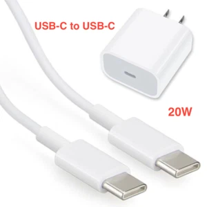 iPhone 16/15 & Galaxy USB-C Charging Cable w/ Charging Brick - Picture 1 of 1