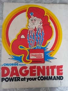 Vintage Advertising Auto Sign Dagenite Batteries - Picture 1 of 3