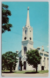 Cartolina Chiesa Presbiteriana Porto Gibson Mississippi - Foto 1 di 2
