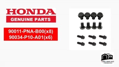 HONDA OEM CIVIC SI ACURA RSX K20 K24 FLYWHEEL PRESSURE PLATE BOLT SET - Imagem 1 de 4