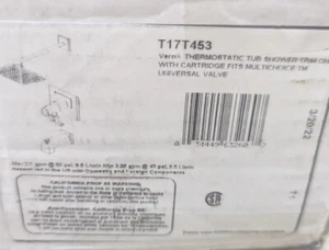 Delta Vero T17T453 Tempassure Doppelfunktion Thermostatblende in Chrom  - Bild 1 von 13