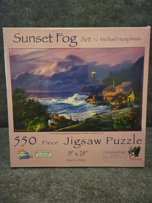 SunsOut 550 Piece Puzzle SUNSET FOG by Michael Humphries - Image 1 of 3