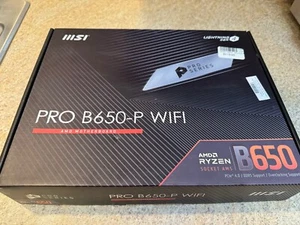 MSI Pro B650-P Wifi AMD AM5 ATX Motherboard BOX ONLY - Afbeelding 1 van 4