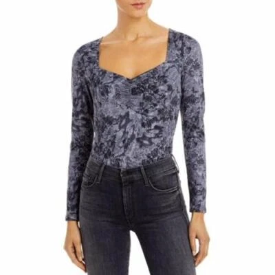 MSRP $58 Aqua Womens Snake Print Sweetheart Neck Bodysuit Size Small - Изображение 1 из 2