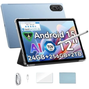 Blackview Mega2 Android 15 Tablet 12 Zoll, 24GB+256GB 9000mAh 4G LTE+5G WiFi/GPS - Bild 1 von 8
