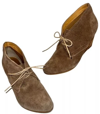 Zapato botín Steve Madden para mujer de gamuza tostada talla 10 cuña Forest Fairy Gorpcore Foto 1 de 4