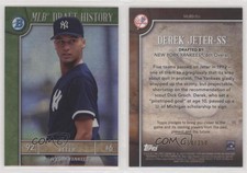 2017 Bowman Draft MLB Draft History Refractor /250 Derek Jeter #MLBD-DJ HOF