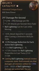 💥DIABLO 4💥SEASON 8💥Focus💥Okun's Catalyst GA Damage Reduction 178% Aspect - Picture 1 of 1