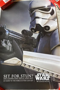 Star Wars Weekends 2015 Stormtrooper Passholder Poster Print Set For Stun 17x12 - Picture 1 of 5
