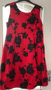 Designer Red Herring Maternity Dress Size 16 Ex Condition - Picture 1 of 1