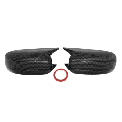 Carbon Fiber Mirror Cover Caps For 2011-2021 Dodge Charger / Chrysler 300 300C - Imagem 1 de 4