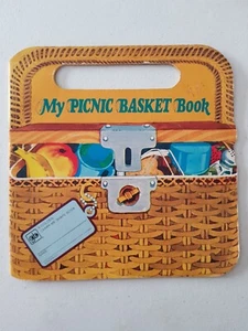 Golden Carry-Me Super Shape Book - My Picnic Basket Book 1977 PB Kathleen Daly - Imagen 1 de 3