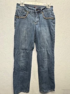 Worn Brand Womens Worn Bootcut Denim Jeans Size 8 Blue Medium Wash Cotton Blend - Picture 1 of 11
