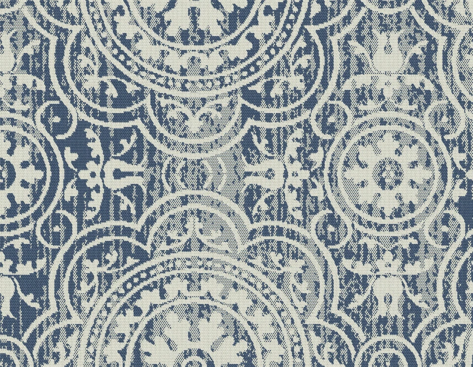 Outdura Constantine Navy 12100 Outdoor Furn. Fabric by Yard 54"W - Image 1 of 1