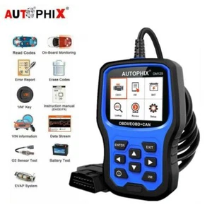 AUTOPHIX OM129 OBD2 Escáner Batería Lector de Código de Prueba Herramienta de Diagnóstico de Coche 2 en 1 - Imagen 1 de 10