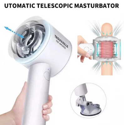 Automatic Lubricants Male Masturbaters Telescopic Cup Stroker Sex Toys For Men - Image 1 of 4