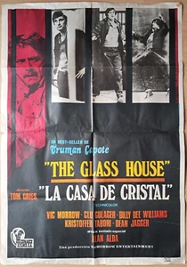 The Glass House ORIGINAL Spanish '72 POSTER Truman Capote Alan Alda coole Kunst - Bild 1 von 2