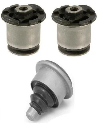 JEEP CHEROKEE LIBERTY KJ CRD REAR UPPER A FRAME ARM BUSHES BALL JOINT KIT HD NEW - Image 1 of 3