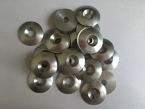 Kart 25 x M8 x 35 mm Senkscheibe SILBER eloxiert Alu 5 Stück - Bild 1 von 1