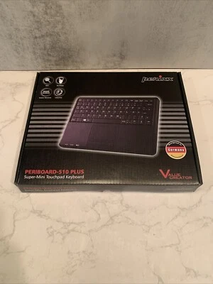 Perix PERIBOARD - 510 PLUS US, mini keyboard with touch pad - with 2 USB hubs - - Image 1 of 3