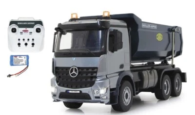 JAMARA - MERCEDES Arocs ribaltabile grigio Radiocomandato - 1/20 - JAM406301 - Immagine 1 di 4