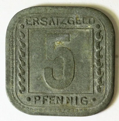 GERMANY (Ludwigshafen am Rhein) 5 Pfennig 1918 - Zinc - Notgeld - VF - 2871 - Image 1 of 2