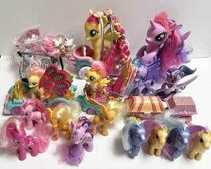 My Little Pony Lot With Pretty Parasol Carriage & Princess Celebration Car More - Picture 1 of 15