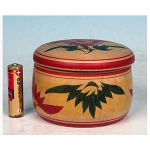 Juego de cajas y tops giratorios estilo Kokeshi japonés raro hecho a mano de madera vintage - Imagen 1 de 13