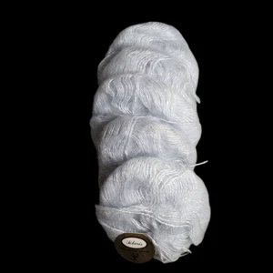 5 Omaghi Solaris Yarn #207 Silvery Light Gray Mohair Wool Blend 50g Skeins - Picture 1 of 4