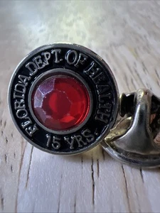 Vintage Florida Department Of Heath 15yr Pin - Picture 1 of 6