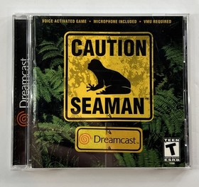 Seaman Sega Dreamcast Case And Manual ONLY- No Disc