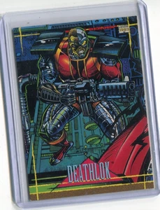 Marvel Universe Series IV Promo Trading Cards Deathlok #0 Skybox 1993 - Picture 1 of 2