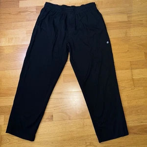 Chefworks Essential Baggy Zip-Fly Chef Pants Unisex Relaxed Fit Black Size XL - Picture 1 of 17