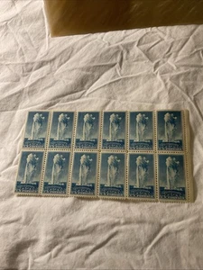 US-(-1934-)Scott # 744-National Parks-5c. Block of 12 Stamps -MNH #11 - Picture 1 of 2