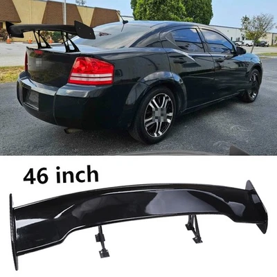 46" Car Style Trunk Rear Trunk Spoiler Wing Glossy For 2008-2014 Dodge Avenger - Image 1 of 4