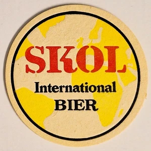 BRASILIEN SKOL BIER BEER ORIGINAL BIERDECKEL - 1970er JAHRE - Picture 1 of 2