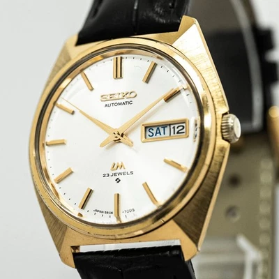 *NEAR MINT* Vintage 1970s SEIKO Lord Matic 5606-7000 Automatic Day/Date 36mm Men - Image 1 of 4