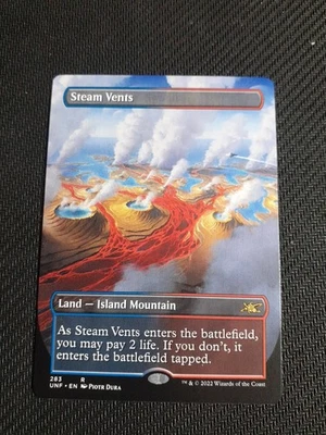 Steam Vents Full Art UNF 283 Rare Card Foil Magic The Gathering - Image 1 of 2
