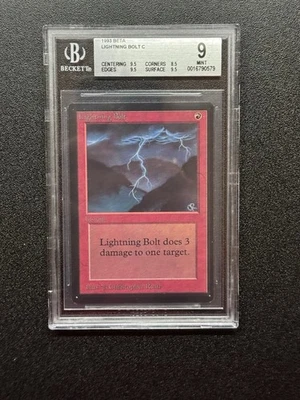 Beta Lightning Bolt BGS 9 (2229) Magic MTG - Image 1 of 3