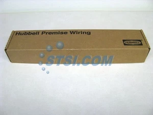 Hubbell P6E48U NextSpeed 6 48 ports noir Cat6 panneau de brassage, neuf ~ STSI - Photo 1/6