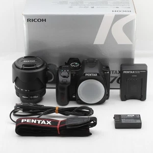 150shot【MINT w/Box】Pentax K-70 Black 24.2MP DSLR 18-135mm Lens kit Japan - Picture 1 of 16