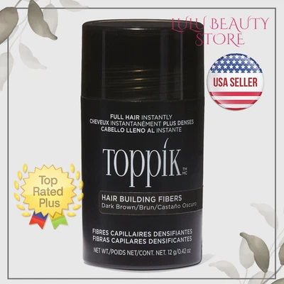 Toppik Hair Building Fibers Black, Dark Brown, Medium Brown, Light Brown  12g - Image 1 of 3