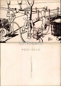 PROPAGANDA WW2 OCCUPAZIONE ALLEATA ALLIES UMORISTICA-D4-114 - Picture 1 of 1