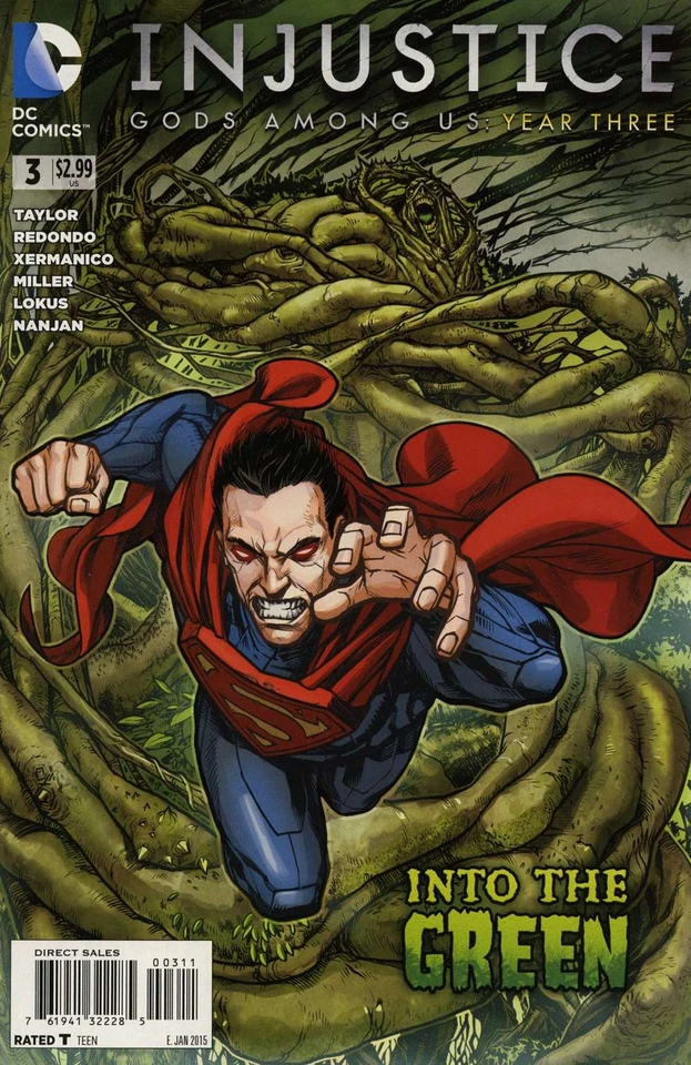 Injustice: Gods Among Us: Year Three #3 VF/NM; DC | Superman Swamp Thing - w/Bag - Image 1 of 1