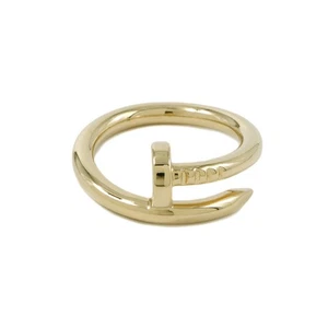 CARTIER Juste un Clou Ring Size 52/#12 18K Yellow Gold B4092652/B4092600 - Picture 1 of 9