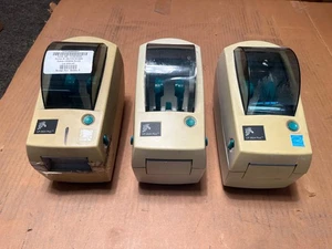 3 x ZEBRA LP 2824 PLUS 282P-201110-000 THERMAL LABEL PRINTER Parallel Port - Picture 1 of 8