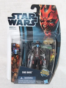 Figura de acción animada Cad Bane de Star Wars 3,75" The Clone Wars Hasbro CW4 - Imagen 1 de 12