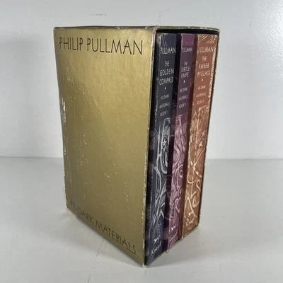 His Dark Materials Trilogy Paperback Book Box Set Philip Pullman 3 books - Image 1 of 4