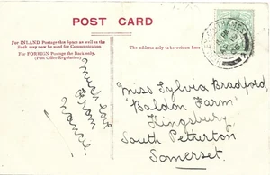 GB 1906 1/2d PPC of Bridge Etc with Henley on Thames CDS to South Petherton - Picture 1 of 2