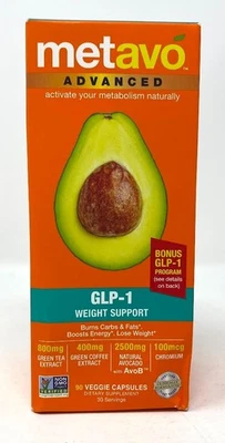 Aguacate Metavo Advanced Weight Support 90 cápsulas vegetales caducidad 01/2028 Foto 1 de 4